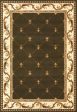 KAS Corinthian 5323 Green Fleur-De-Lis Area Rug Online Hot Sale