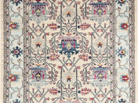 Bashian Dakota D113-MH126 Ivory Blue Area Rug Online now