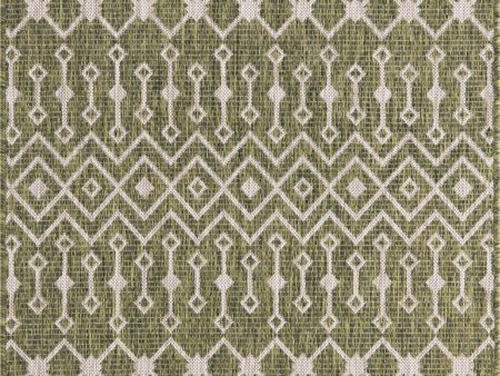 Unique Loom Outdoor Trellis T-KZOD10 Green Area Rug Online Hot Sale