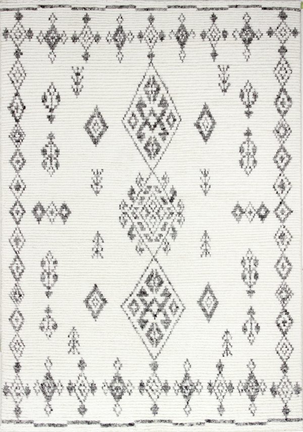 Bashian Marrakesh M133-BN24 M133-BN24-MFD Ivory Area Rug For Sale