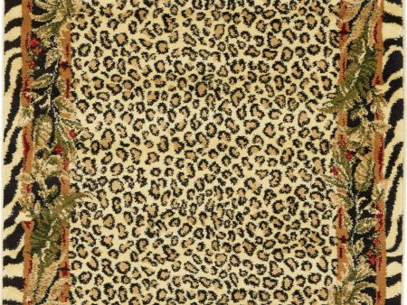 Unique Loom Wildlife T-G308A Cream Area Rug Fashion