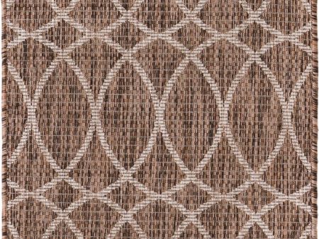 Unique Loom Outdoor Trellis T-KZOD24 Brown Area Rug Supply