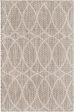 Unique Loom Outdoor Trellis T-KZOD24 Light Gray Area Rug For Sale