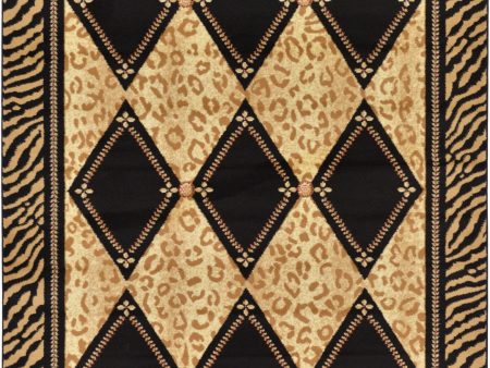 Unique Loom Wildlife T-G303A Light Brown Area Rug For Cheap