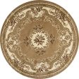 KAS Corinthian 5309 Beige Ivory Aubusson Area Rug Online Sale