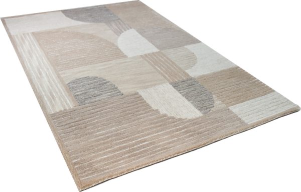 Bashian Verona R130-LC182 Beige Area Rug For Sale