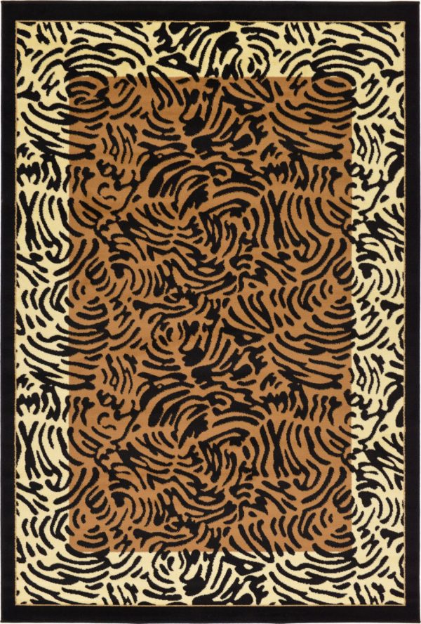 Unique Loom Wildlife T-G305A Light Brown Area Rug Sale