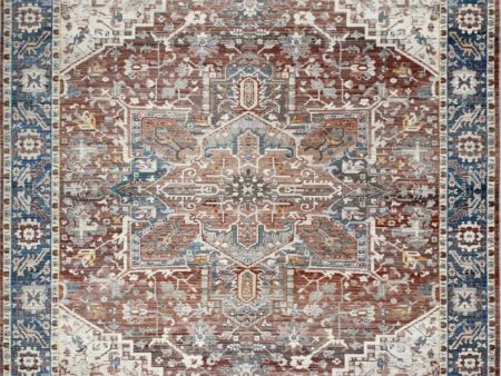 Bashian Century C192-CN101 Rust Area Rug For Sale