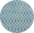 Unique Loom Outdoor Trellis T-KZOD24 Light Aqua Area Rug Hot on Sale