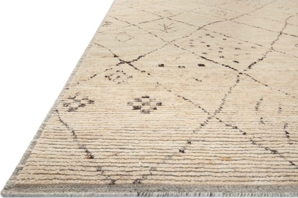 Amber Lewis x Loloi Briyana BRI-03 Natural   Stone Area Rug on Sale