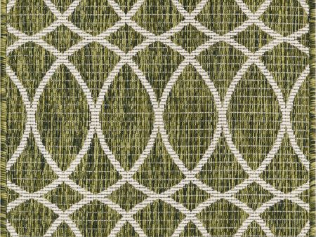 Unique Loom Outdoor Trellis T-KZOD24 Green Area Rug For Discount