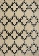 KAS Corinthian 5370 Ivory Black Arabesque Area Rug Supply