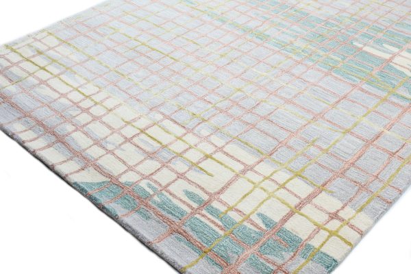 Bashian Greenwich R129-HG364 Ivory Teal Area Rug Online Hot Sale