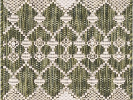 Unique Loom Outdoor Trellis T-KZOD22 Green Area Rug Supply