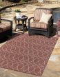 Unique Loom Outdoor Trellis T-KZOD24 Rust Red Area Rug on Sale