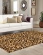 Unique Loom Wildlife T-G297A Light Brown Area Rug Discount