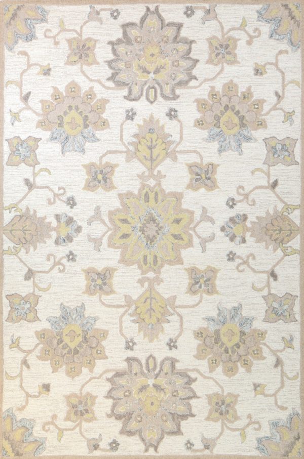 Bashian Valencia R131-AL138 Ivory Area Rug Fashion