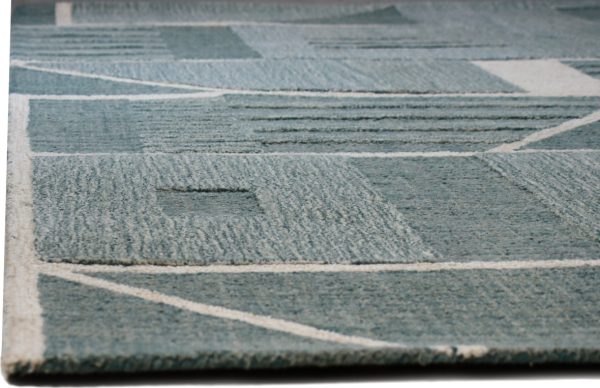 Bashian Verona R130-LC183 Teal Area Rug Fashion