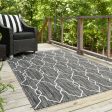 Unique Loom Outdoor Trellis T-KZOD14 Charcoal Area Rug Supply