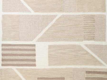 Bashian Verona R130-LC183 Beige Area Rug For Sale