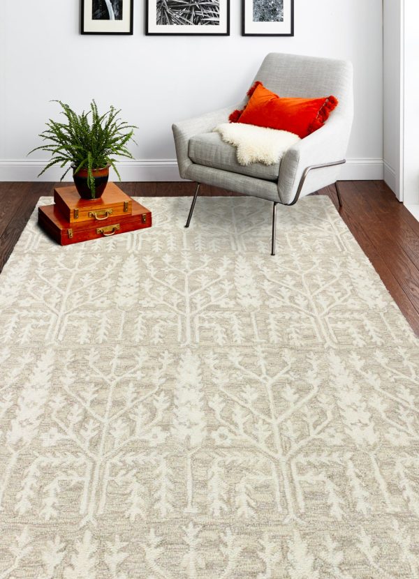 Bashian Valencia R131-AL133 Beige Area Rug Hot on Sale