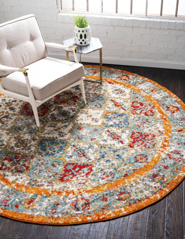 Unique Loom Rosso T-16708 Beige Area Rug Fashion