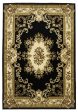 KAS Corinthian 5310 Black Ivory Aubusson Area Rug For Cheap