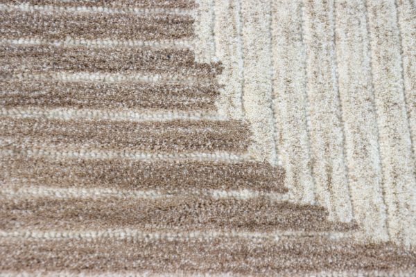 Bashian Verona R130-LC182 Beige Area Rug For Sale