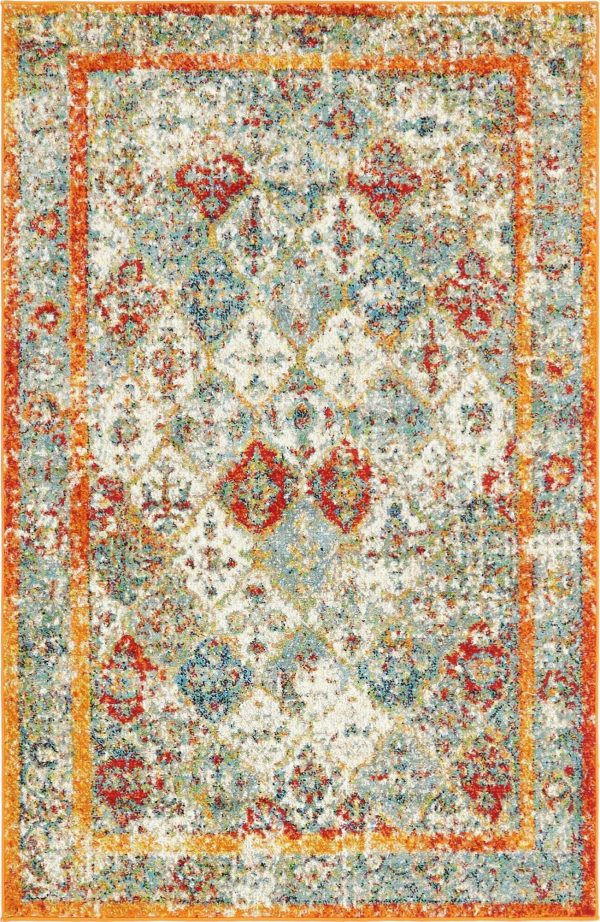 Unique Loom Rosso T-16708 Beige Area Rug Fashion