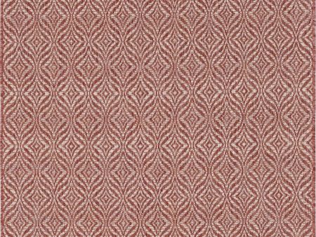 Unique Loom Outdoor Trellis T-KZOD15 Rust Red Area Rug Fashion