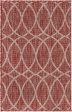 Unique Loom Outdoor Trellis T-KZOD24 Rust Red Area Rug on Sale