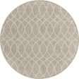 Unique Loom Outdoor Trellis T-KZOD24 Light Gray Area Rug For Sale