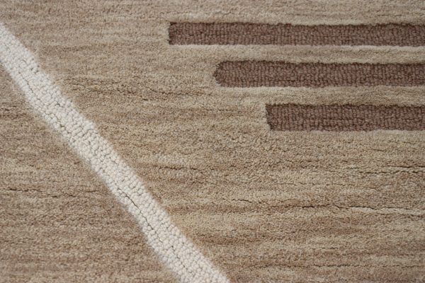 Bashian Verona R130-LC183 Beige Area Rug For Sale