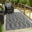 Unique Loom Outdoor Trellis T-KZOD14 Charcoal Area Rug Supply