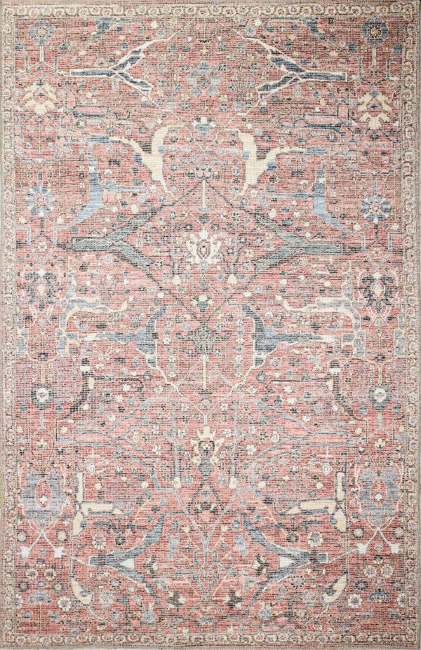 Bashian Vintage V108-PR206 Rust Area Rug Online