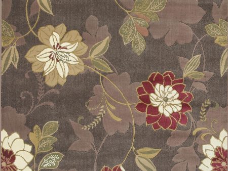 KAS Corinthian 5364 Plum Gardenia Area Rug on Sale