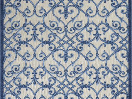 Aloha ALH21 Grey Blue Area Rug by Nourison on Sale