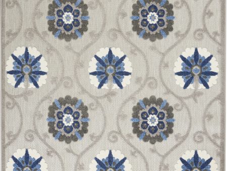 Aloha ALH19 Grey Blue Area Rug by Nourison Discount