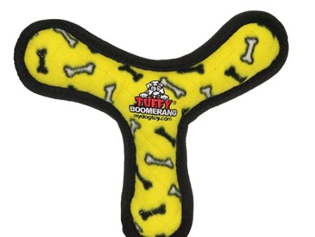 Tuffy Ultimate Boomerang Yellow Bone 1 Each by Tuffy Supply