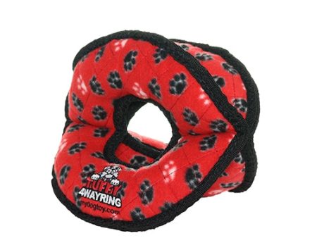 Tuffy Ultimate 4Wayring Red Paw 1 Each by Tuffy Fashion