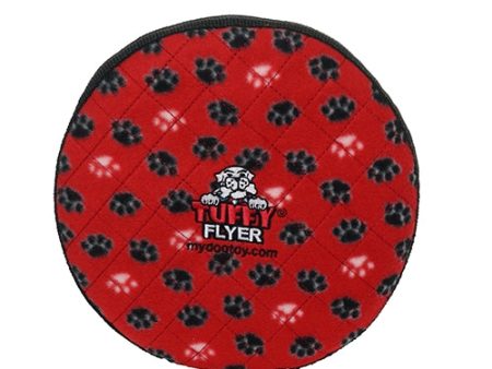 Tuffy Ultimate Flyer Red Paw 1 Each by Tuffy Supply