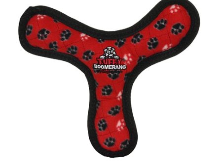 Tuffy Ultimate Boomerang Red Paw 1 Each by Tuffy Sale