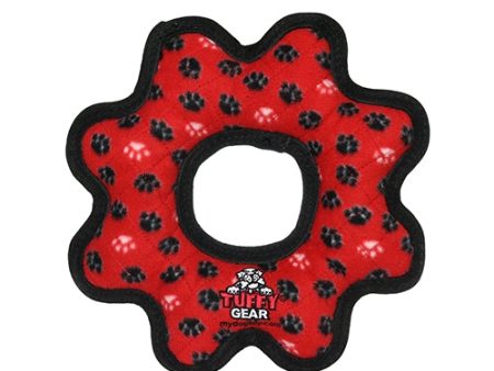 Tuffy Ultimate Gear Ring Red Paw 1 Each by Tuffy Online Hot Sale